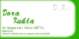 dora kukla business card